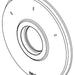 Delta RP100732SS Diverter Escutcheon - 3 Setting