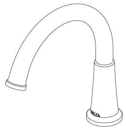 Delta RP100800KS Spout Assembly - Roman Tub