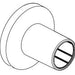 Delta Universal Showering Components RP100810BL Round Lower Escutcheon