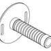 Delta Universal Showering Components RP100811 Mounting Post