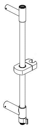 Delta Universal Showering Components RP100814SSPR Round Shower Column