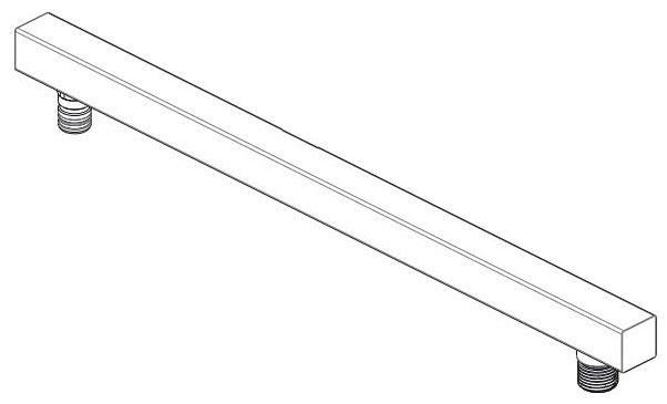 Delta Universal Showering Components:RP100815 Angular Overhead Shower Arm