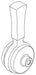 Delta Dorval RP100889GS Lever Handle