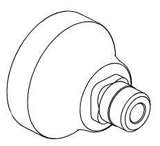 Delta Dorval RP100892BL Cross Handle Hub