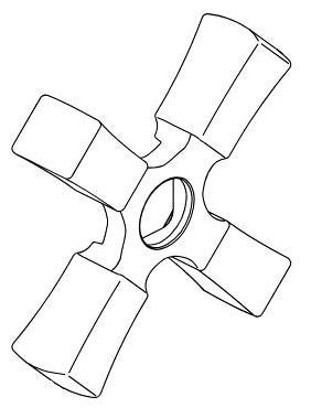 Delta Dorval RP100893SS Cross Handle Blade