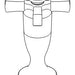 Delta Dorval RP100904 Deck Widespread Lav – Cross Handles