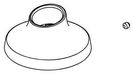 Delta Dorval RP100915BL Handshower Base And Set Screw