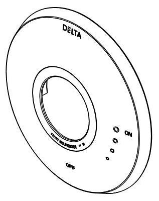 Delta Dorval RP100937CZ 17/17T Escutcheon W/ Gasket