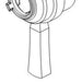 Delta Dorval RP100942SS 17Ts Volume Handle