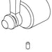 Delta Dorval RP100944SS Diverter Handle, Set Screw And Button
