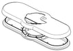 Delta Dorval RP100958BL Escutcheon W/ Gasket