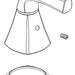 Peerless Parkwood RP100984BL Handle Assembly