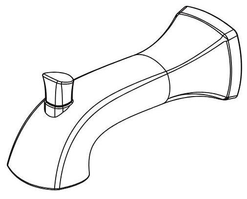 Peerless RP100986BN Tub spout