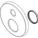 Delta RP101029BL Escutcheon - 6 Setting Integrated Diverter