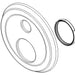 Delta RP101037PN Escutcheon - 6 Setting Integrated Diverter