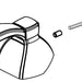 Delta Flynn RP101044SS Handle Assembly