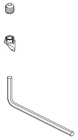Delta Dorval RP101051SS Set Screw, Button, and Wrench