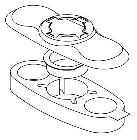 Delta Lahara RP101074RB Escutcheon with Gasket