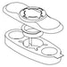 Delta Lahara RP101074RB Escutcheon with Gasket