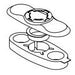 Delta Lahara RP101074SS Escutcheon with Gasket