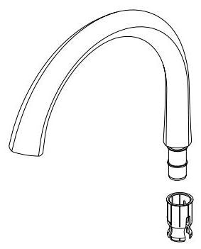 Delta Emmeline RP101347ARPR Spout Assembly