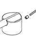 Delta Nicoli RP101370CZ Metal Lever Handle Kit