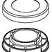 Delta Nicoli RP101371CZ Escutcheon and Base Plate
