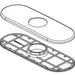 Delta Nicoli RP101372SS Escutcheon and Baseplate (3 Hole)