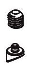 Delta Kayra RP101388BL SetScrew and Button