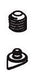 Delta Kayra RP101388 SetScrew and Button