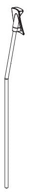 Delta Kayra RP101389BL Lift Rod and Finial