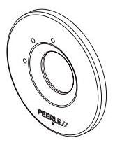 Peerless Xander RP101393BN Escutcheon Assembly