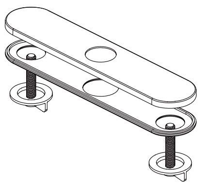 Delta Keele RP101404SP Escutcheon Assembly