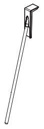 Delta Trillian RP101415KSPR Finial and Lift Rod