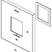 Delta Trillian RP101456KSPR Escutcheon, Seat, Mounting Gasket, Screw