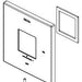Delta Trillian RP101456PCPR Escutcheon, Seat, Mounting Gasket, Screw