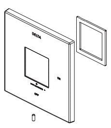 Delta Trillian RP101456PNPR Escutcheon, Seat, Mounting Gasket, Screw