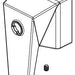 Delta Trillian RP101458PNPR Volume Handle, Set Screw and Cover