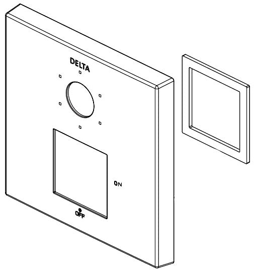 Delta Trillian RP101465KSPR Escutcheon and Gasket - 6 Setting