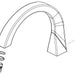 Delta Trillian RP101469SSPR Spout Assembly - J Spout