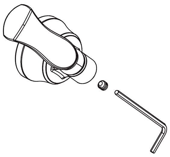 Delta Caffery RP101514BL Single Metal Lever Handle Kit