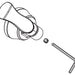 Delta Caffery RP101514CZ Single Metal Lever Handle Kit