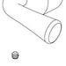Delta Kayra RP101542BL Handle, Set Screw and Button