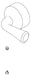 Delta Kayra RP101542SS Handle, Set Screw and Button