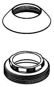 Delta Nicoli RP101550PC Bonnet Nut & Cap