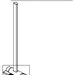 Brizo Kintsu RP101580BL Slide Bar Assembly