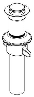 Delta RP101632KS Metal Push-Pop Without Overflow