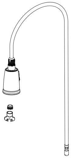 Delta 134 / 100 / 300 / 400 Series RP101633PC Wand Assembly