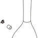 Delta 134 / 100 / 300 / 400 Series RP101634PC Handle