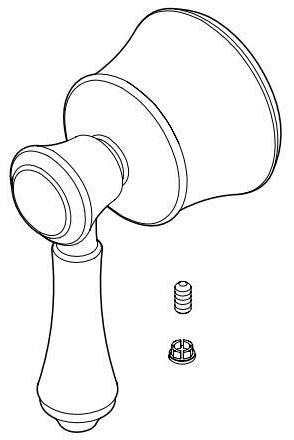 Delta Cassidy RP101637CZ Handle, Set Screw and Button